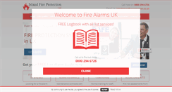 Desktop Screenshot of islandfireprotection.co.uk