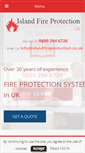 Mobile Screenshot of islandfireprotection.co.uk